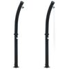 vidaXL fekete szolárzuhany 214 cm 20 L