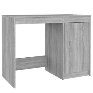 vidaXL sz&uuml;rke sonoma sz&iacute;nű szerelt fa &iacute;r&oacute;asztal 100 x 50 x 76 cm