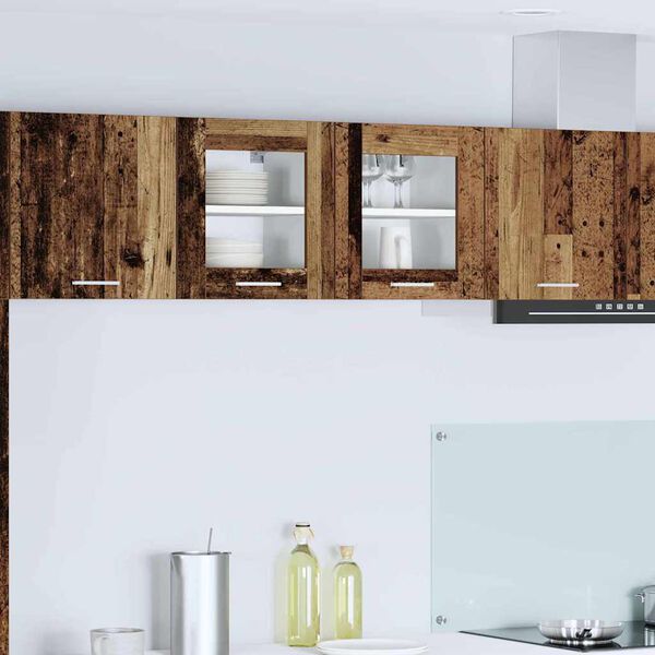 vidaXL F&uuml;ggő szekr&eacute;ny t&aacute;rol&oacute;val 2 pcs &Ouml;reg fa 40 x 31 x 40 cm Faanyag