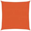 vidaXL narancss&aacute;rga HDPE napvitorla 160 g/m&sup2; 2,5 x 2,5 m