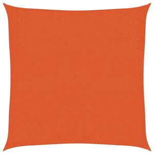 vidaXL narancss&aacute;rga HDPE napvitorla 160 g/m&sup2; 2,5 x 2,5 m