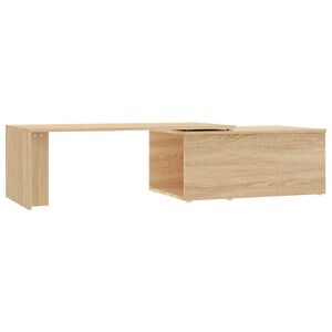 vidaXL sonoma t&ouml;lgy sz&iacute;nű szerelt fa doh&aacute;nyz&oacute;asztal 150 x 50 x 35 cm