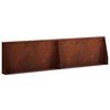vidaXL T&aacute;mfal 2 db 80 x 12 x 50 cm Időj&aacute;r&aacute;s&aacute;ll&oacute; Ac&eacute;l Rozsd&aacute;s