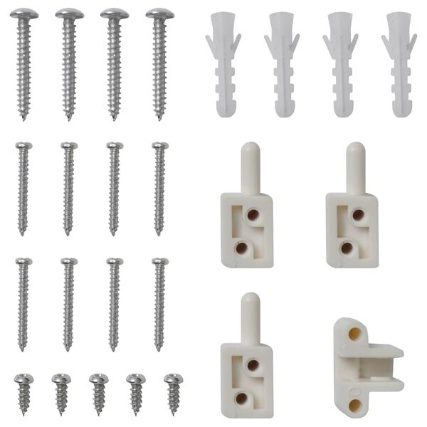 vidaXL Akkor&aacute;t Pap&iacute;rb&oacute;l Insect Szűrő Feh&eacute;r &eacute;s fekete 120 x 240 cm