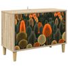 vidaXL TV szekr&eacute;ny ZAANDAM 69 x 33 x 50 cm Sonoma Szerelt Fa