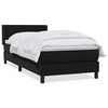 vidaXL fekete b&aacute;rsony rug&oacute;s &aacute;gy matraccal 80x210 cm