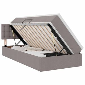 vidaXL &Aacute;gy t&aacute;rol&oacute;val &eacute;s matraccal T&oacute;psz&iacute;nű 90 x 190 cm B&aacute;rsony