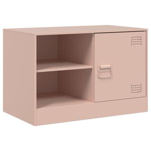 vidaXL r&oacute;zsasz&iacute;n ac&eacute;l TV-szekr&eacute;ny 67 x 39 x 44 cm