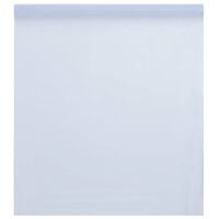 vidaXL matt átlátszó fehér PVC statikus ablakfólia 90 x 500 cm