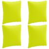 vidaXL 4-Darabos H&aacute;tt&aacute;mlap PUTTEN 4 pcs 100% poli&eacute;szter F&eacute;nyes z&ouml;ld