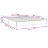 vidaXL fehér műbőr ágykeret 180x200 cm
