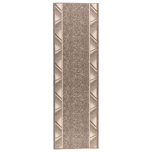 vidaXL Fut&oacute; szőnyeg FLORNES Szőtt T&oacute;psz&iacute;nű Zigzag 67 x 200 cm PP 7 mm