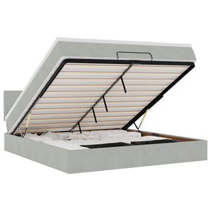 vidaXL Ottom&aacute;n &aacute;gykeret matraccal vil&aacute;gossz&uuml;rke 180x200cm b&aacute;rsony