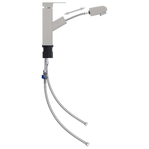 vidaXL ez&uuml;st kih&uacute;zhat&oacute; f&uuml;rdőszobai mosd&oacute;csaptelep 157 x 172 mm