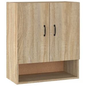 vidaXL sonoma t&ouml;lgy sz&iacute;nű szerelt fa faliszekr&eacute;ny 60 x 31 x 70 cm