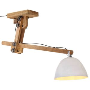 vidaXL feh&eacute;r mennyezeti l&aacute;mpa 25 W 105x30x65-108 cm E27
