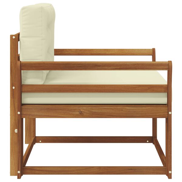 vidaXL K&uuml;lt&eacute;ri k&ouml;z&eacute;pső kanap&eacute; T&ouml;m&ouml;r Ak&aacute;cfa Term&eacute;szetes