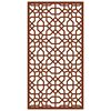 vidaXL m&oacute;r st&iacute;lus&uacute; corten ac&eacute;l kerti fald&iacute;sz 105 x 55 cm
