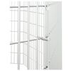 vidaXL 8 paneles horganyzott vas szabadon álló állatketrec 54 x 80 cm