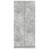 vidaXL betonsz&uuml;rke szerelt fa ruh&aacute;sszekr&eacute;ny 90 x 52 x 200 cm