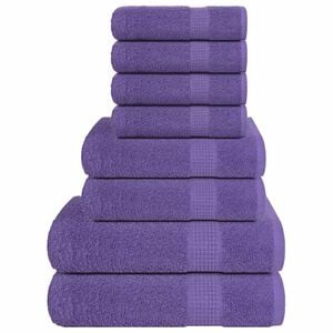 vidaXL 8 db t&ouml;r&ouml;lk&ouml;zőgarnit&uacute;ra FROGN lila 360 g/m&sup2;