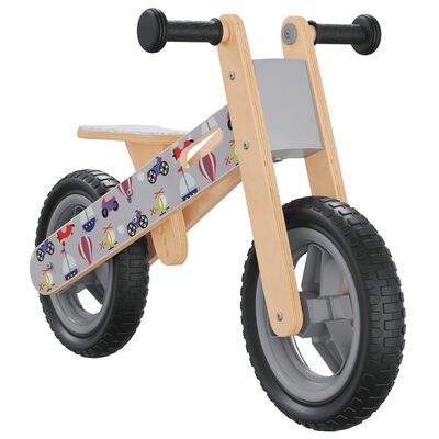 vidaXL egyensúlyozó-kerékpár gyerekeknek szürke nyomattal
