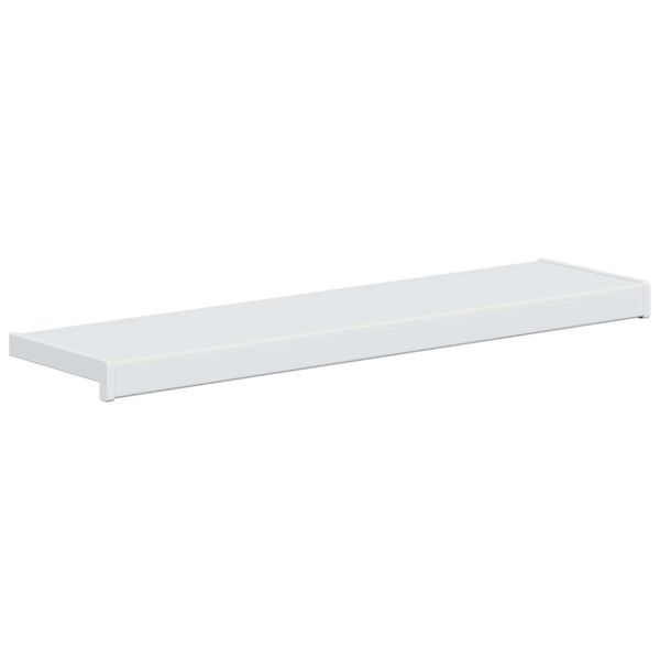vidaXL Ablakp&aacute;rk&aacute;ny Feh&eacute;r 80 x 20 x 4,5 cm PVC