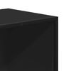 vidaXL fekete szerelt fa k&ouml;nyvszekr&eacute;ny 80,5 x 35 x 139 cm
