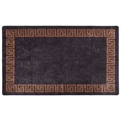 vidaXL fekete és arany csúszásmentes mosható szőnyeg 120 x 180 cm