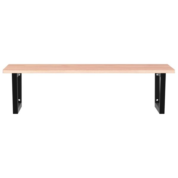 vidaXL ac&eacute;l &eacute;s t&ouml;m&ouml;r t&ouml;lgyfa falra szerelhető mosd&oacute;polc