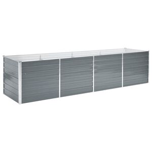 vidaXL sz&uuml;rke horganyzott ac&eacute;l kerti magas&aacute;gy&aacute;s 320 x 80 x 77 cm