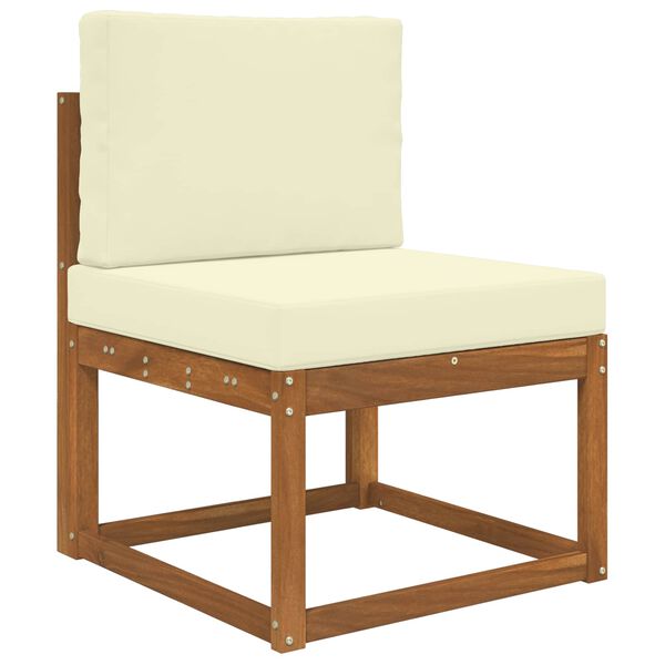 vidaXL K&uuml;lt&eacute;ri kanap&eacute; p&aacute;rna 2 pcs Kr&eacute;m Poli&eacute;szter