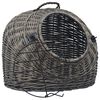 vidaXL sz&uuml;rke term&eacute;szetes fűzfa macskasz&aacute;ll&iacute;t&oacute; kos&aacute;r 50 x 42 x 40 cm