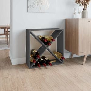 vidaXL sz&uuml;rke t&ouml;m&ouml;r fenyőfa borszekr&eacute;ny 62x25x62 cm