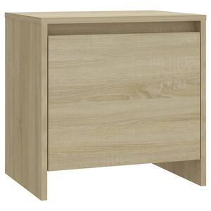 vidaXL sonoma t&ouml;lgy sz&iacute;nű szerelt fa &eacute;jjeliszekr&eacute;ny 45x34x44,5 cm