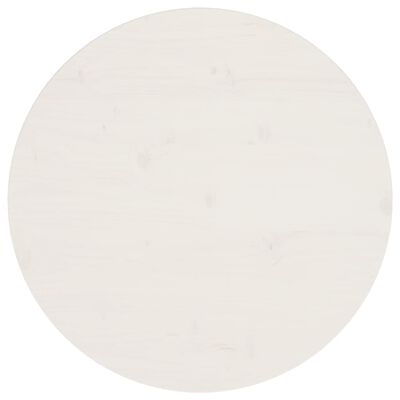 vidaXL fehér tömör fenyőfa asztallap Ø60 x 2,5 cm