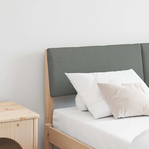 vidaXL K&aacute;rpitozott fejt&aacute;mla S&ouml;t&eacute;tsz&uuml;rke 160 cm T&ouml;m&ouml;r fenyőfa