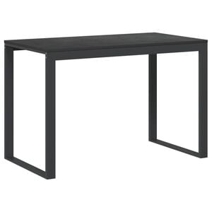 vidaXL fekete forg&aacute;cslap sz&aacute;m&iacute;t&oacute;g&eacute;pasztal 110 x 60 x 73 cm