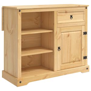 vidaXL Konyhai sziget szett 2 db M&eacute;zes Viasz 112 x 70 x 91,5 cm