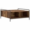 vidaXL Doh&aacute;nyz&oacute;asztal Antik Fa 90 x 90 x 41 cm Szerelt Fa