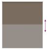 vidaXL redőny Blackout 140x150 cm sz&ouml;vetsz&eacute;less&eacute;g 136,6 cm poli&eacute;szter