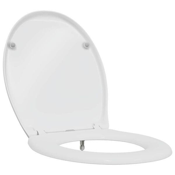 vidaXL WC &uuml;lőke Feh&eacute;r 47 x 37 x 4 cm Duroplast