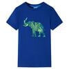 vidaXL Kids'T-shirt Dark Blue 92 Blue 140