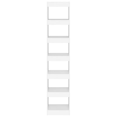 vidaXL fehér térelválasztó könyvszekrény 40 x 30 x 198 cm