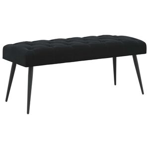 vidaXL Gombos varr&aacute;s&uacute; pad Fekete 110 x 40 x 46 cm B&aacute;rsony
