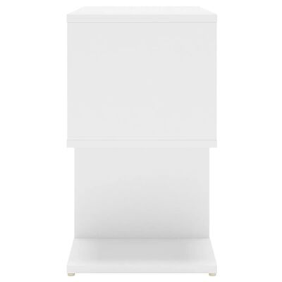 vidaXL fehér forgácslap éjjeliszekrény 50 x 30 x 51,5 cm