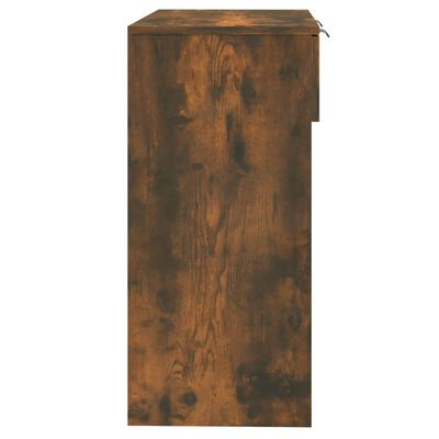 vidaXL füstös tölgyszínű szerelt fa tálalóasztal 90 x 36 x 75 cm