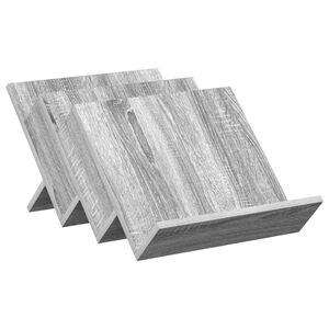 vidaXL Magazin &aacute;llv&aacute;ny Sz&uuml;rke Sonoma 53 x 40 x 28,5 cm Szerelt Fa