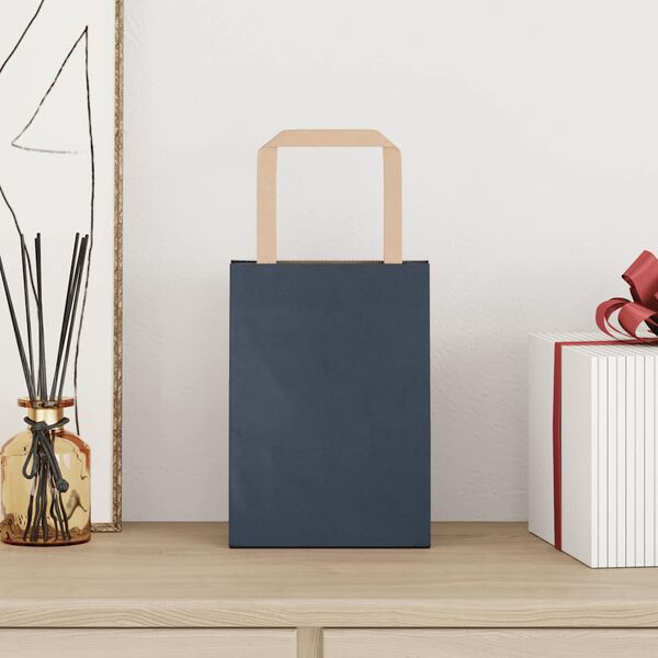 vidaXL 250 db k&eacute;k pap&iacute;rzacsk&oacute;k foganty&uacute;kkal 15x8x21 cm