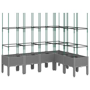 vidaXL vil&aacute;gossz&uuml;rke PP r&aacute;csos kerti &uuml;ltetől&aacute;da 160 x 120 x 142,5 cm